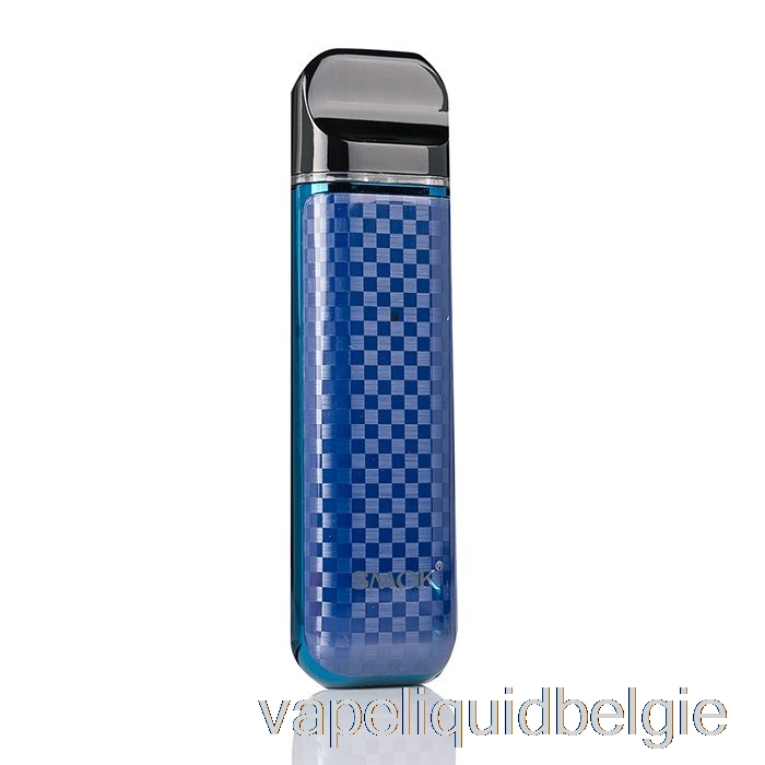 Vape België Smok Novo 2 25w Pod-systeem Blauwe Koolstofvezel